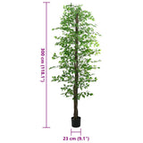 vidaXL Artificial Ficus Plant 788 Leaves 120 cm Green