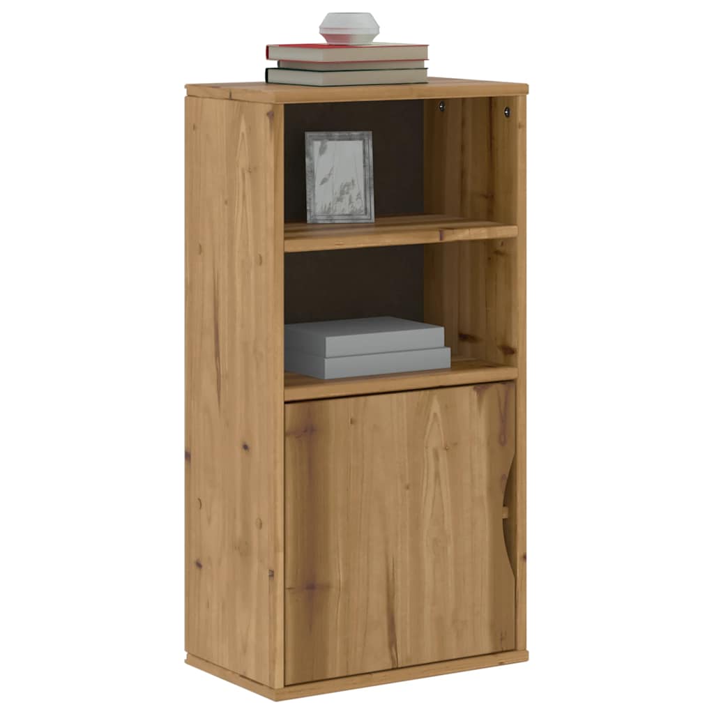 vidaXL Bijzetkast ODDA 40x24x79 cm massief grenenhout