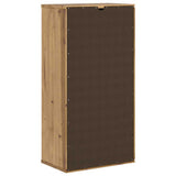 vidaXL Bijzetkast ODDA 40x24x79 cm massief grenenhout