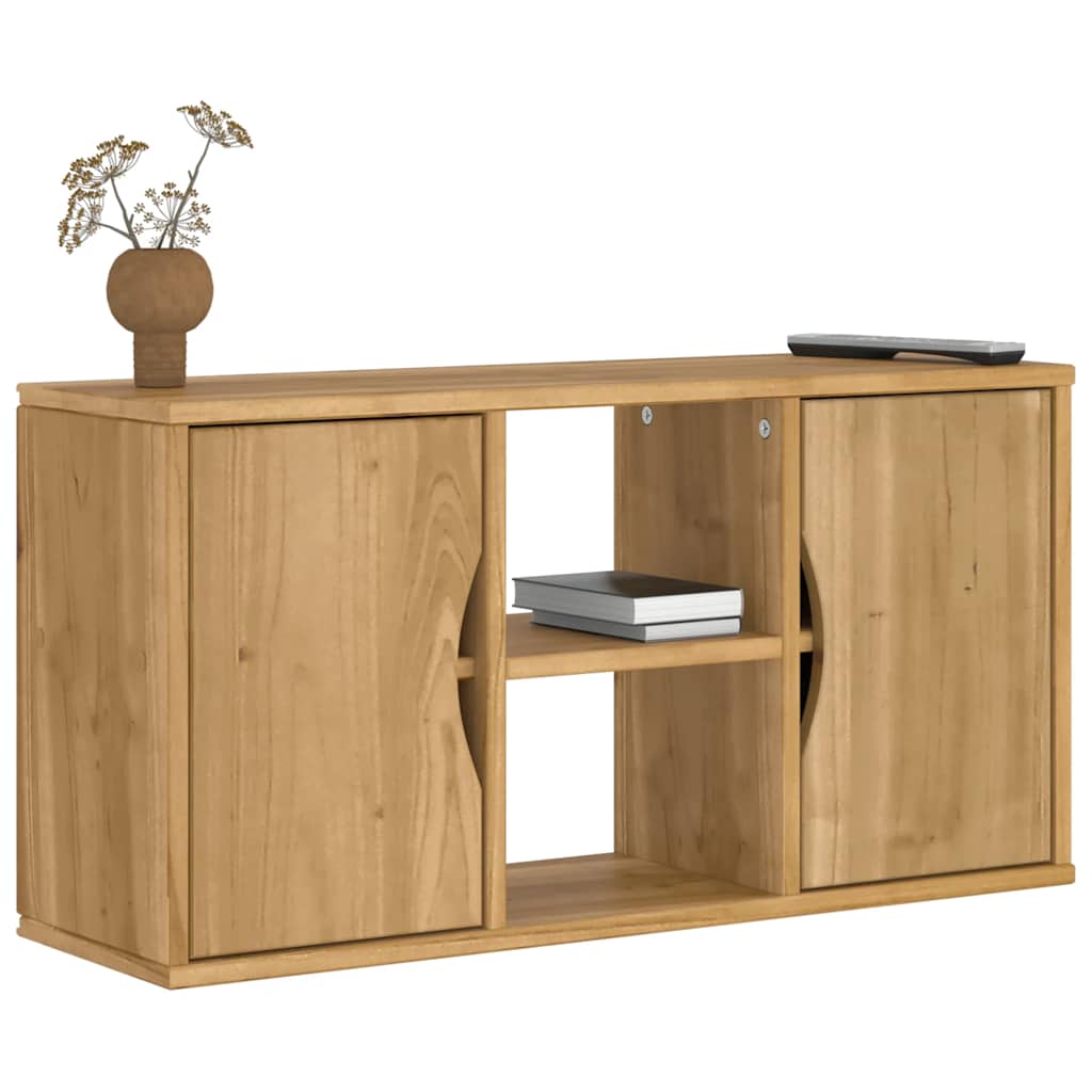 vidaXL TV cabinet ODDA 79x24x40 cm solid pine wood