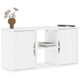 vidaXL TV cabinet ODDA 79x24x40 cm solid pine wood