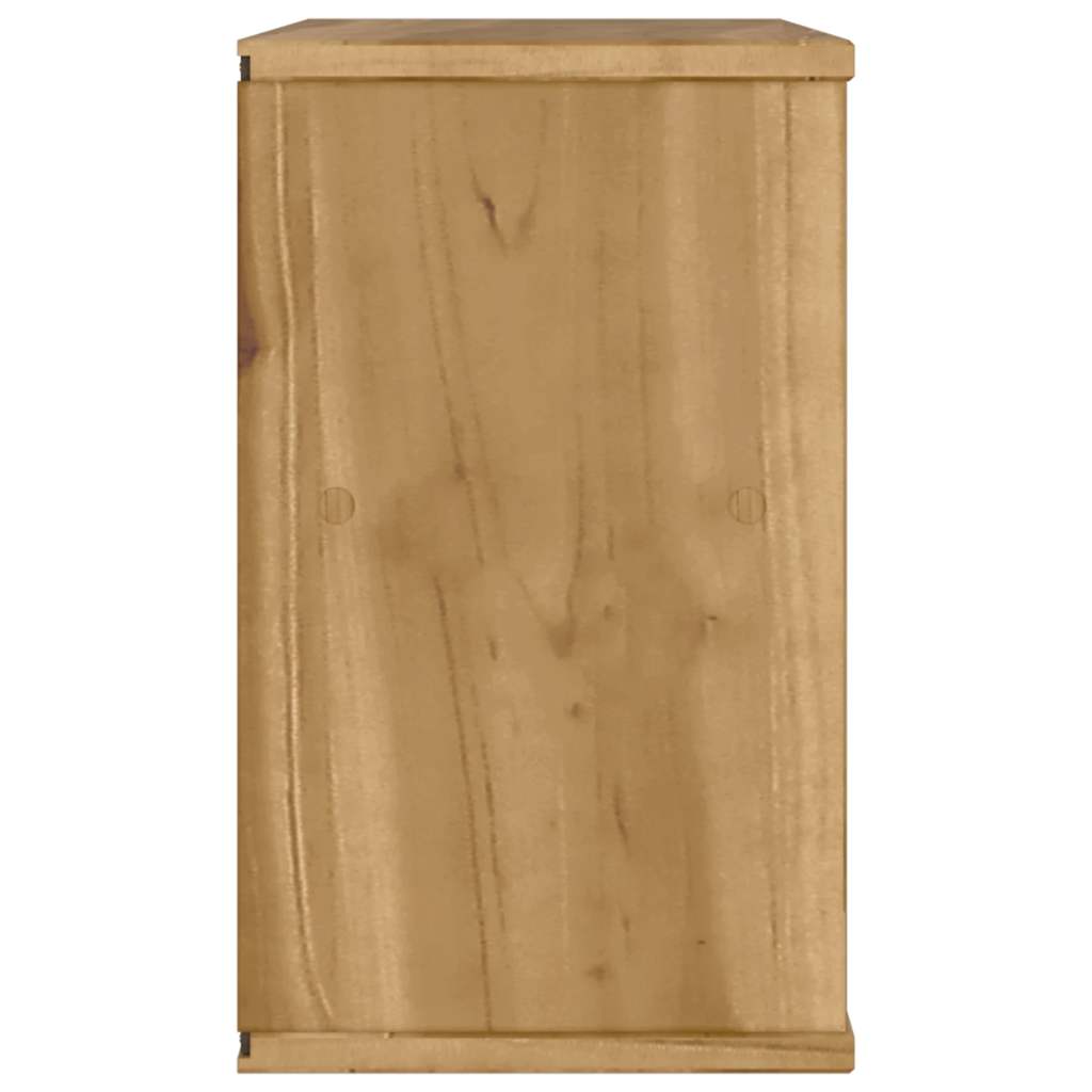 vidaXL TV cabinet ODDA 79x24x40 cm solid pine wood
