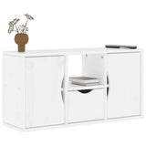 vidaXL TV cabinet ODDA 79x24x40 cm solid pine wood