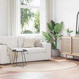 vidaXL Vloerkleden Ovaal HUARTE Antraciet 100 x 200 cm 100% Polyester