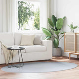 vidaXL Vloerkleden Ovaal HUARTE Antraciet 100 x 200 cm 100% Polyester