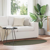 vidaXL Vloerkleden Ovaal HUARTE Antraciet 100 x 200 cm 100% Polyester