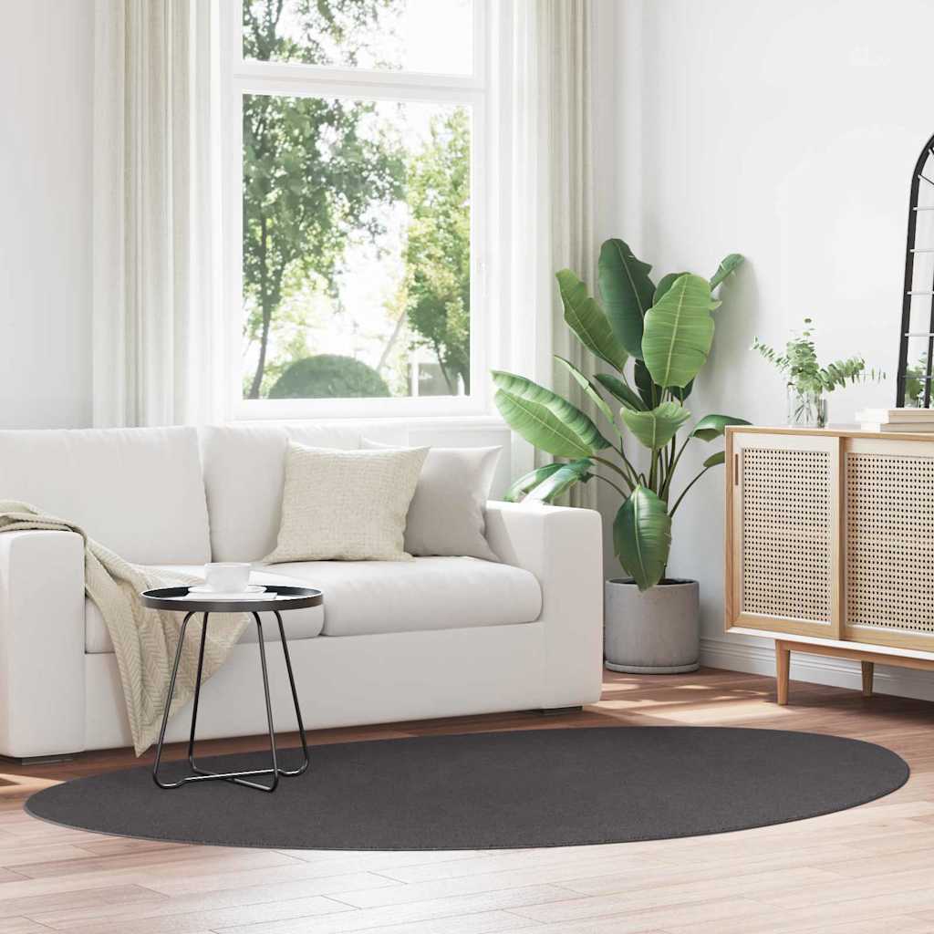 vidaXL Vloerkleden HUARTE Antraciet 100 x 200 cm Polyester