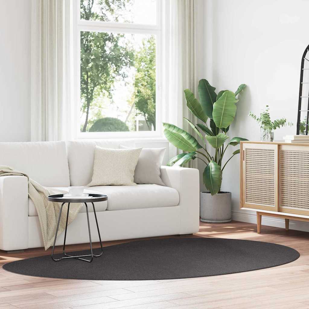 vidaXL Vloerkleden HUARTE Antraciet 100 x 200 cm Polyester