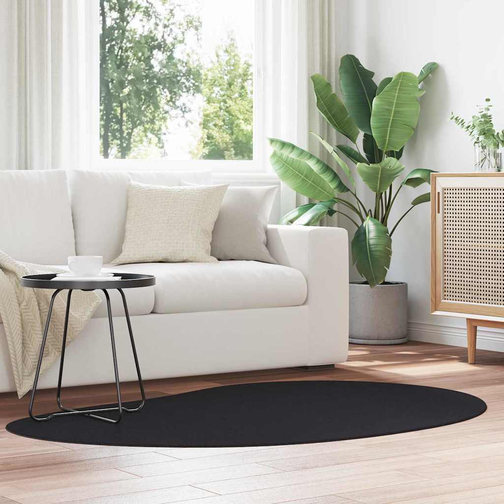 vidaXL Vloerkleden HUARTE Antraciet 100 x 200 cm Polyester