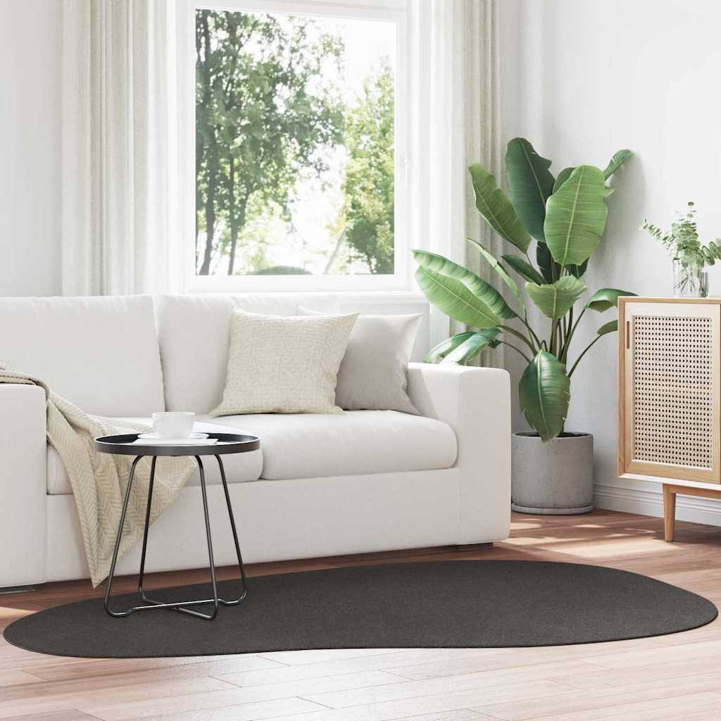 vidaXL Vloerkleden HUARTE Antraciet 100 x 200 cm Polyester