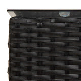 vidaXL Tuinbank Set met kussen 2 pcs poly rattan