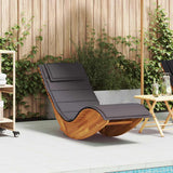 vidaXL Rocking sun loungers 2 pcs acacia wood