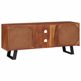 vidaXL TV Cabinet Honey Brown 112 x 30 x 48 cm Solid Acacia Wood