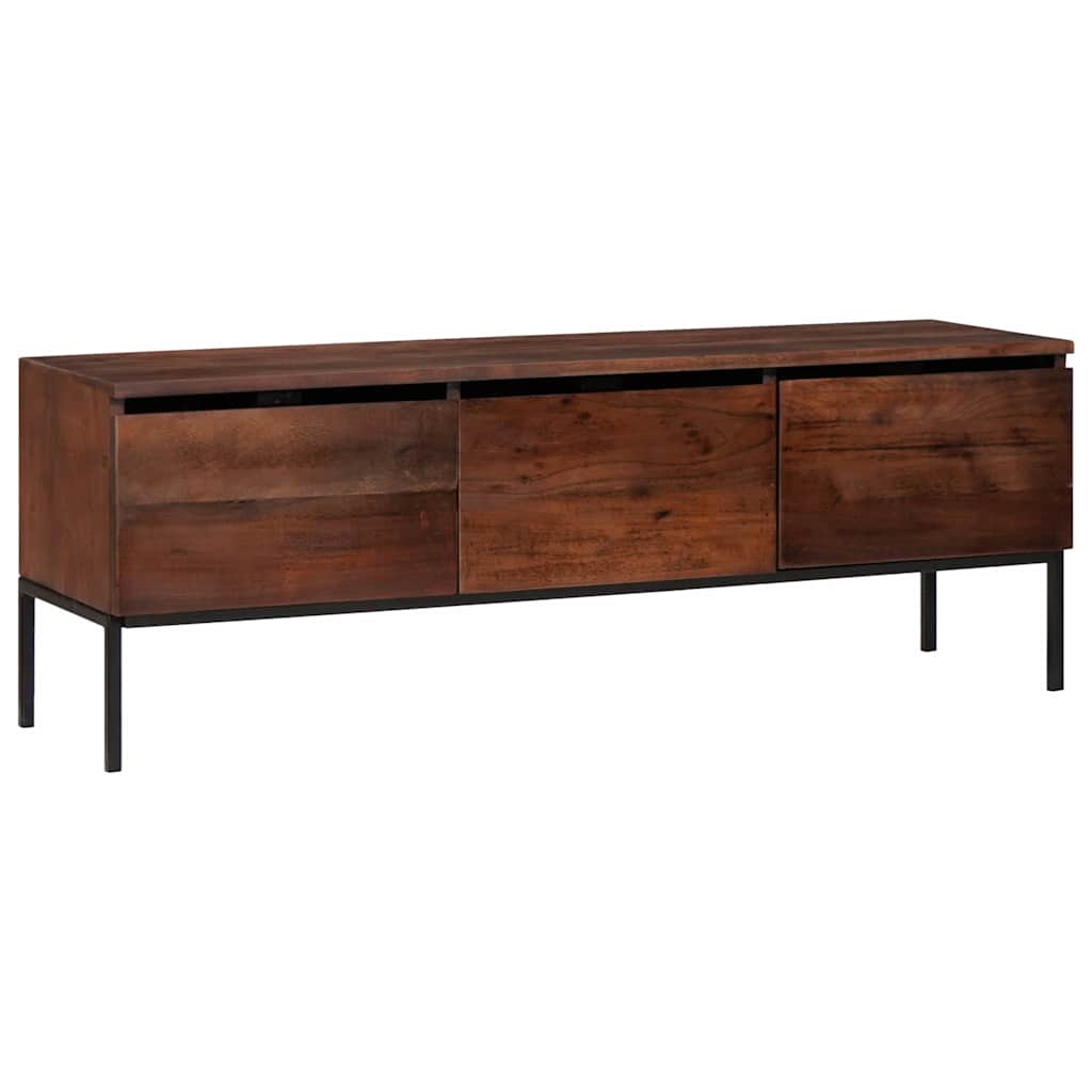 vidaXL TV Kast Honingbruin 110 x 30 x 36 cm Massief acaciahout
