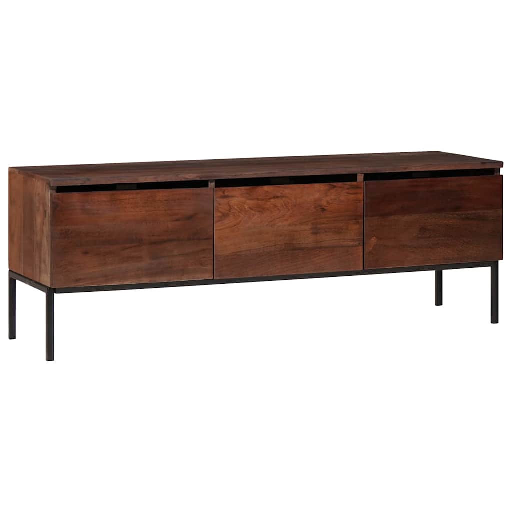 vidaXL TV Kast Honingbruin 110 x 30 x 36 cm Massief acaciahout