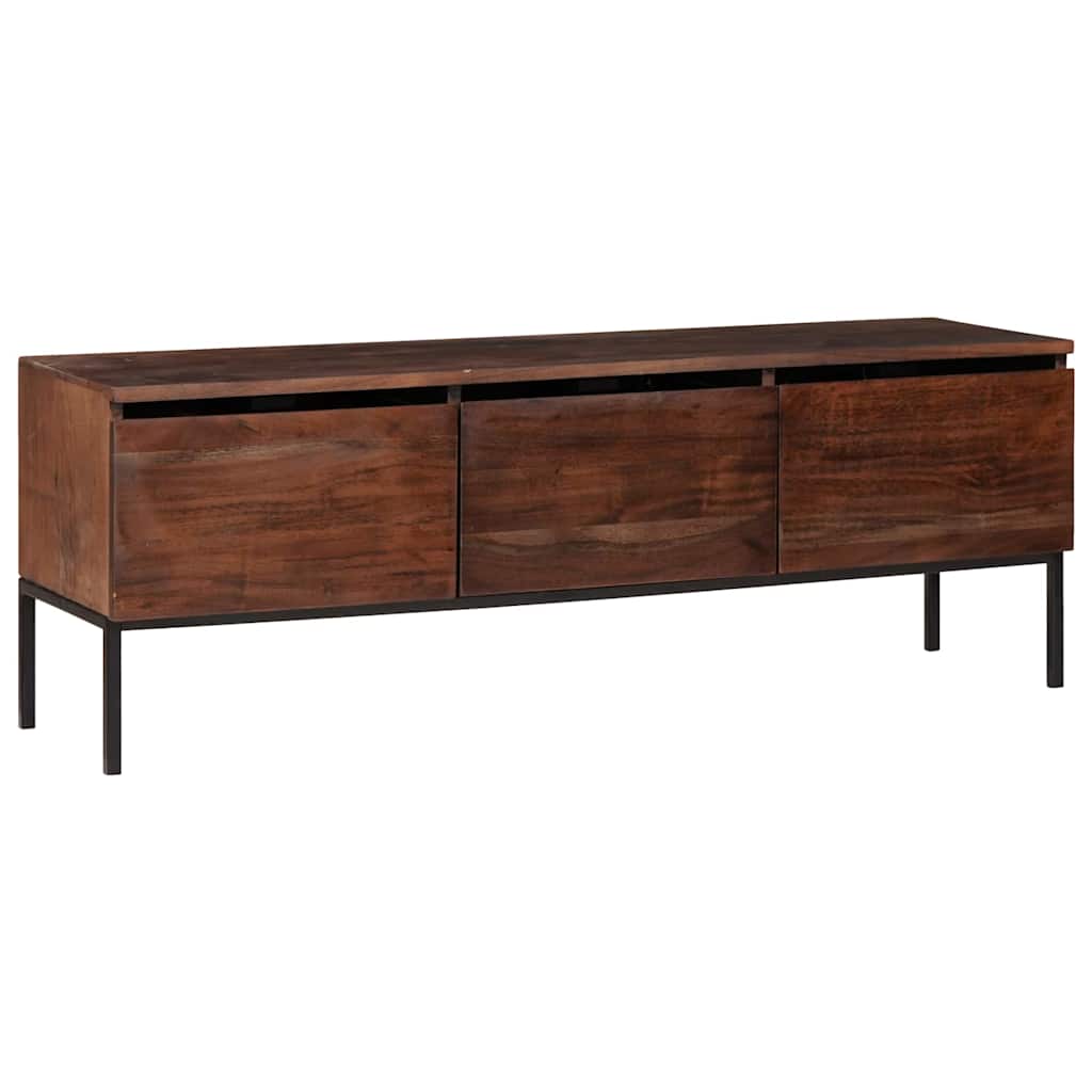 vidaXL TV Kast Honingbruin 110 x 30 x 36 cm Massief acaciahout