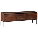 vidaXL TV Kast Honingbruin 110 x 30 x 36 cm Massief acaciahout