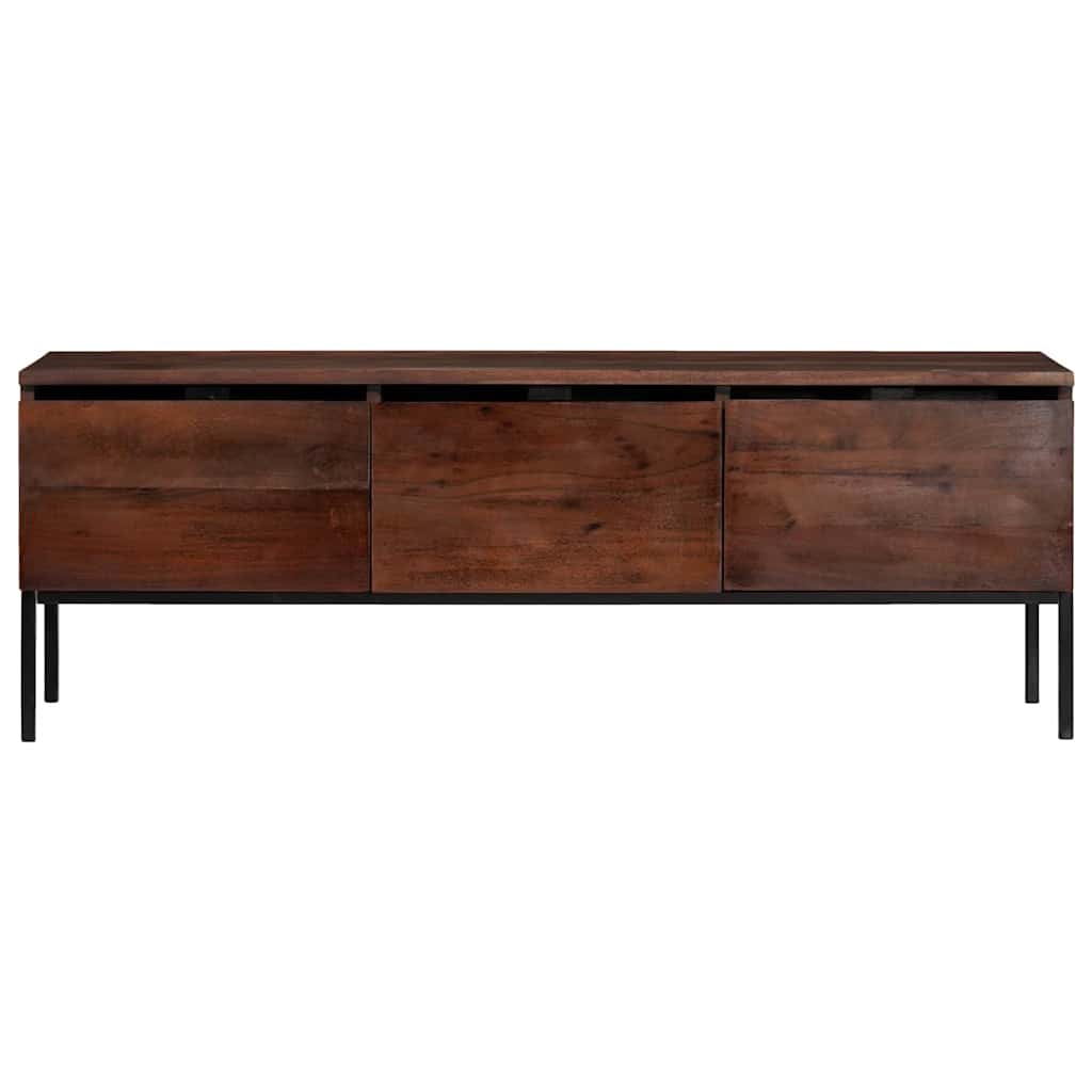vidaXL TV Kast Honingbruin 110 x 30 x 36 cm Massief acaciahout