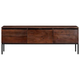 vidaXL TV Kast Honingbruin 110 x 30 x 36 cm Massief acaciahout