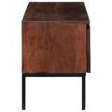 vidaXL TV Kast Honingbruin 110 x 30 x 36 cm Massief acaciahout
