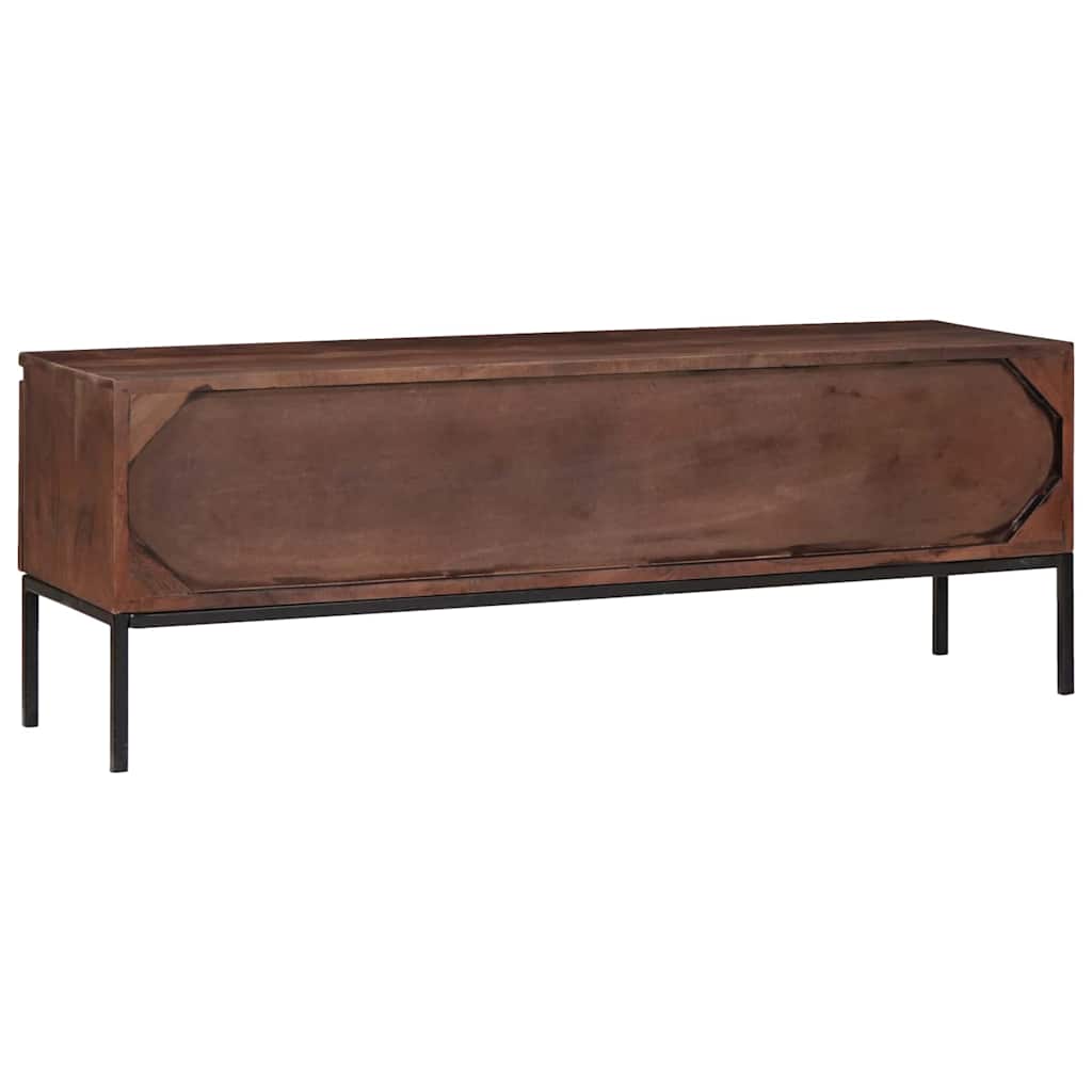 vidaXL TV Kast Honingbruin 110 x 30 x 36 cm Massief acaciahout
