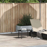 vidaXL Tuin salontafel rechthoekig 40x40x37 cm poly rattan bruin