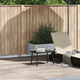 vidaXL Tuin salontafel rechthoekig 40x40x37 cm poly rattan bruin