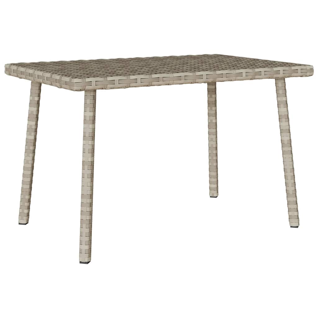 vidaXL Tuin salontafel rechthoekig 40x40x37 cm poly rattan bruin