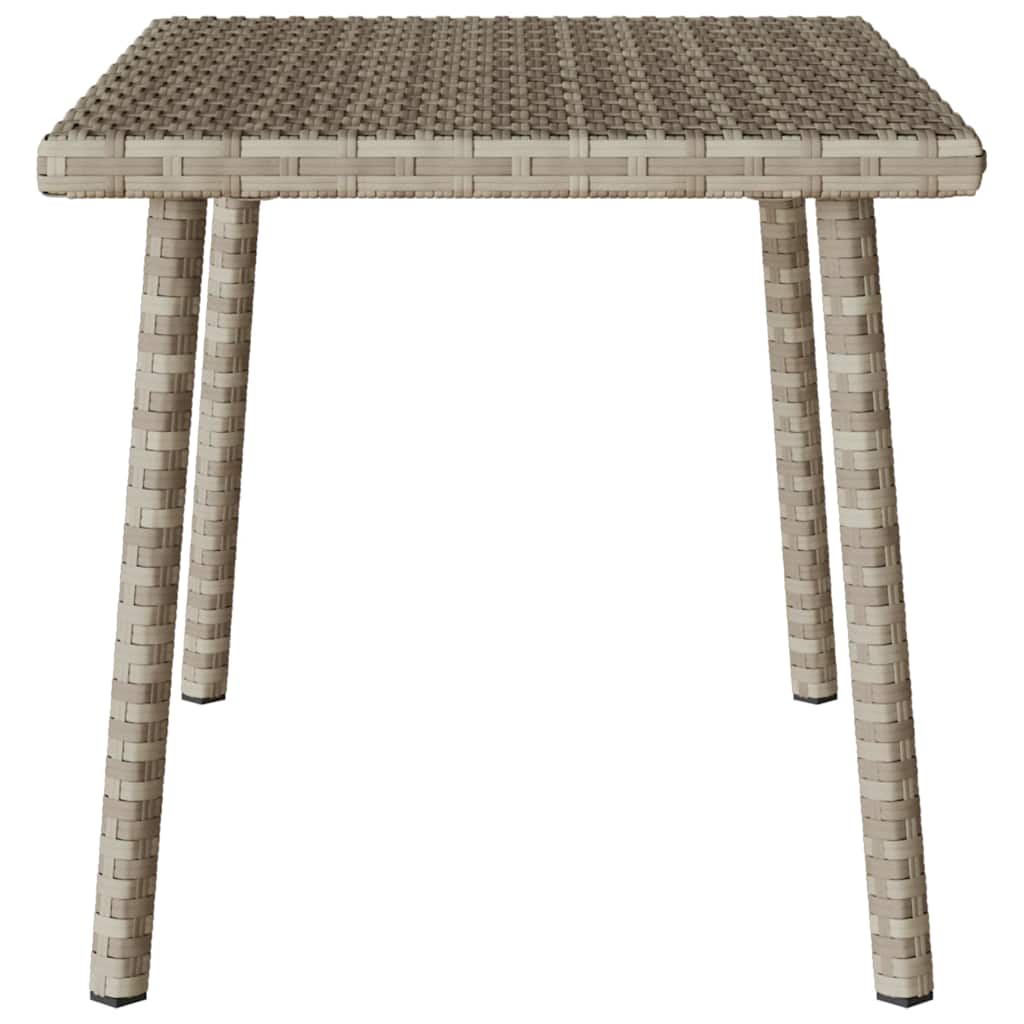 vidaXL Tuin salontafel rechthoekig 40x40x37 cm poly rattan bruin