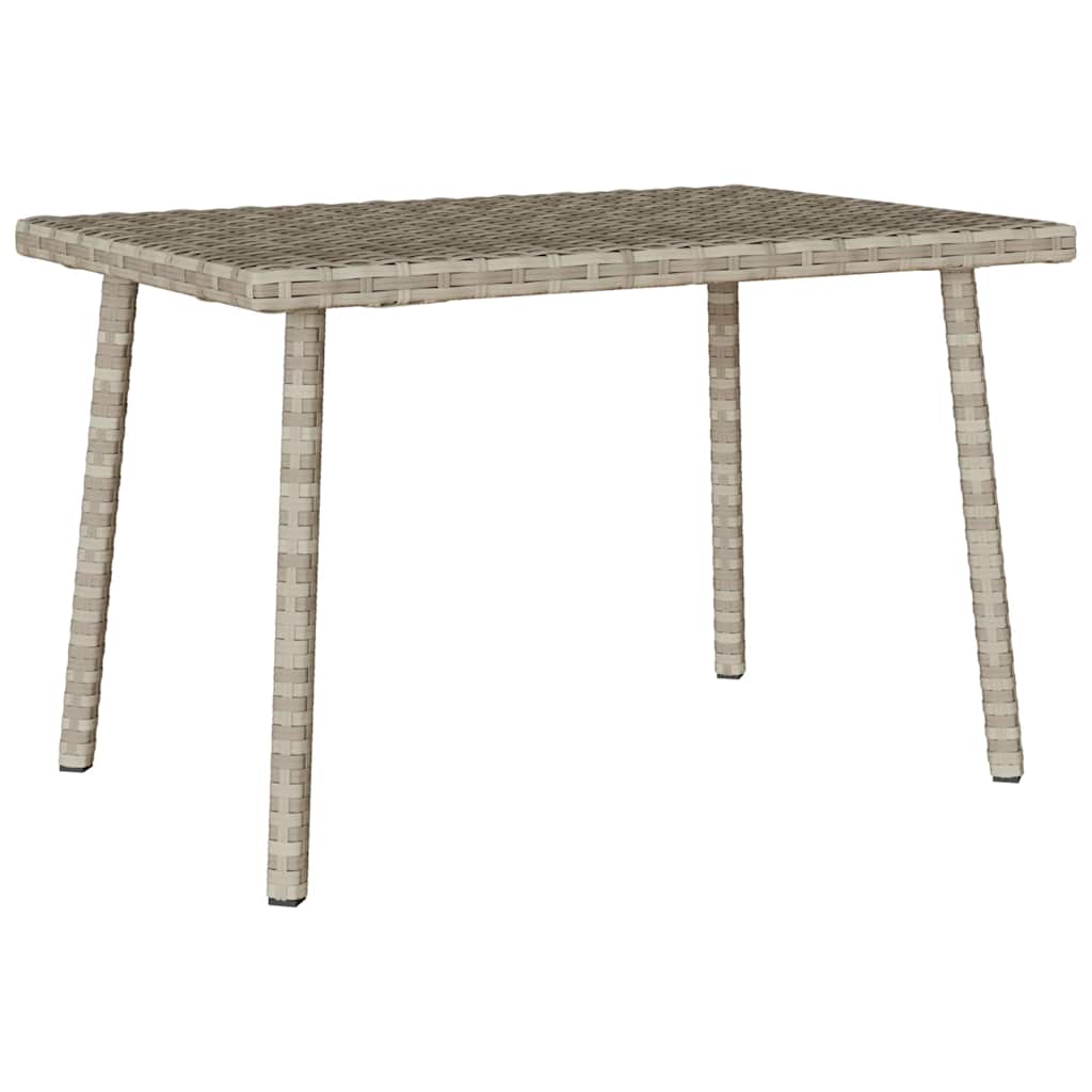vidaXL Tuin salontafel rechthoekig 40x40x37 cm poly rattan bruin
