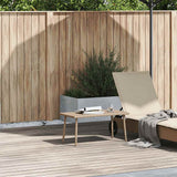 vidaXL Tuin salontafel rechthoekig 40x40x37 cm poly rattan bruin