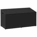 vidaXL Tuinbox Zwart 110x50x58 cm Poly Rattan