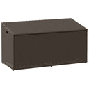 vidaXL Tuinbox Zwart 110x50x58 cm Poly Rattan