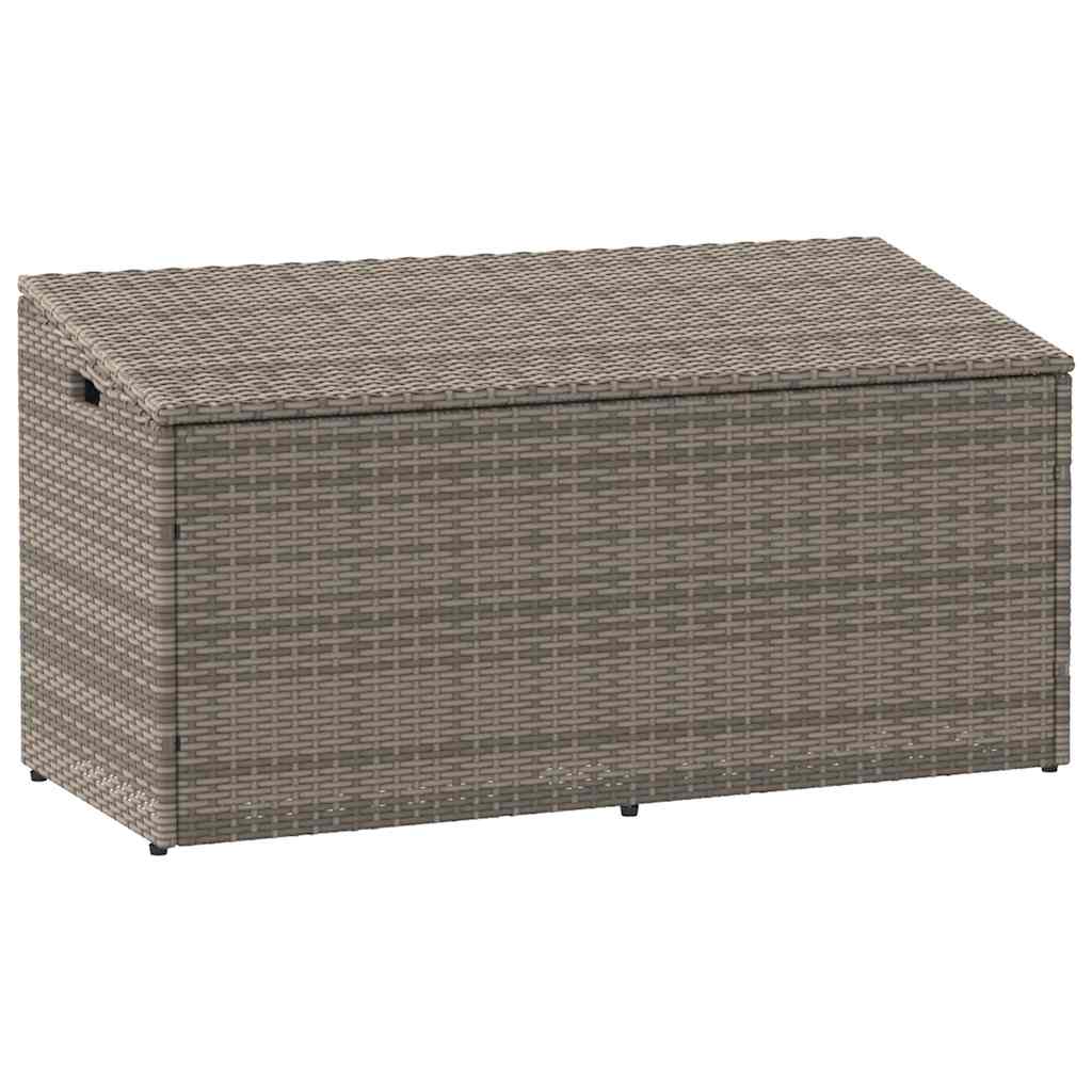 vidaXL Tuinbox Zwart 110x50x58 cm Poly Rattan