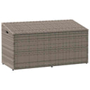 vidaXL Tuinbox Zwart 110x50x58 cm Poly Rattan