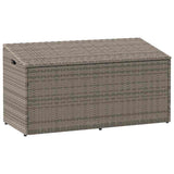 vidaXL Tuinbox Zwart 110x50x58 cm Poly Rattan