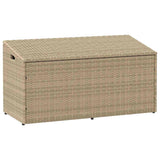 vidaXL Tuinbox Zwart 110x50x58 cm Poly Rattan