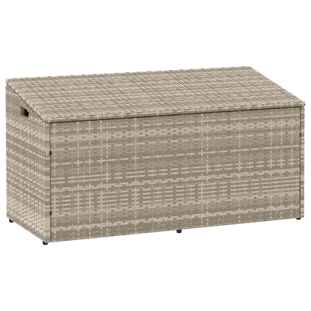 vidaXL Tuinbox Zwart 110x50x58 cm Poly Rattan