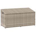 vidaXL Tuinbox Zwart 110x50x58 cm Poly Rattan
