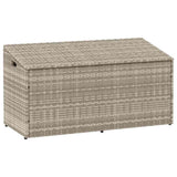 vidaXL Tuinbox Zwart 110x50x58 cm Poly Rattan