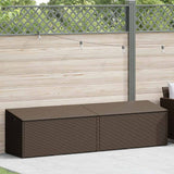 vidaXL Tuinbox Zwart 110x50x58 cm Poly Rattan