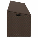 vidaXL Tuinbox Zwart 110x50x58 cm Poly Rattan