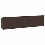 vidaXL Tuinbox Zwart 110x50x58 cm Poly Rattan
