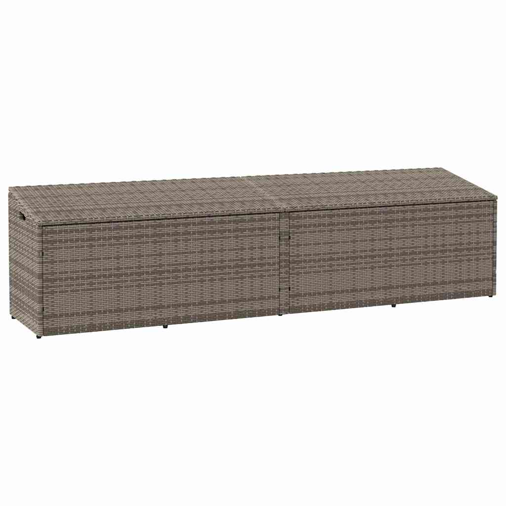 vidaXL Tuinbox Zwart 110x50x58 cm Poly Rattan