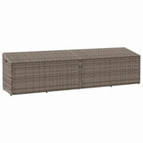 vidaXL Tuinbox Zwart 110x50x58 cm Poly Rattan