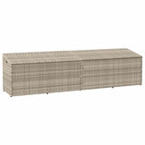 vidaXL Tuinbox Zwart 110x50x58 cm Poly Rattan