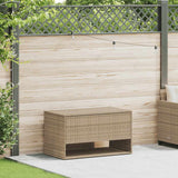 vidaXL Opbergbox voor buiten 100x55x55,5 cm poly rattan zwart