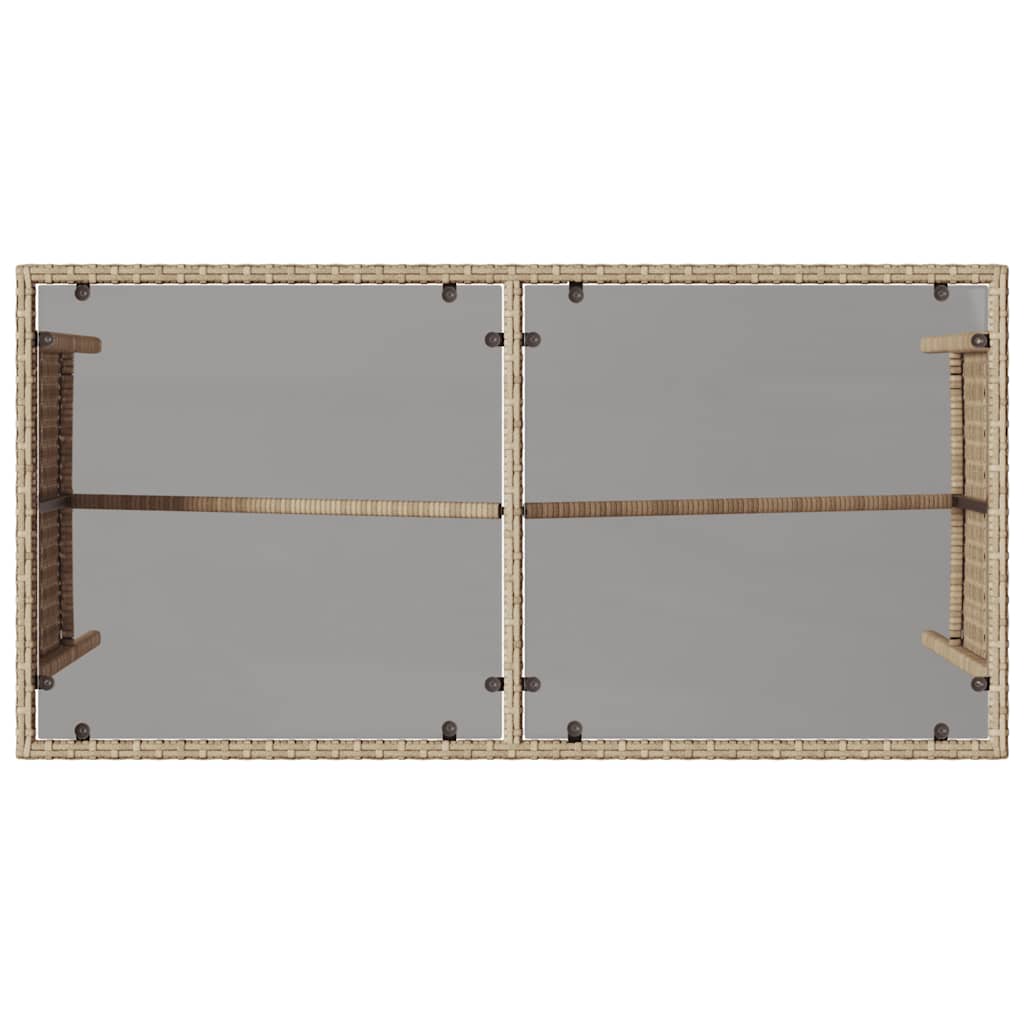 vidaXL 3-delige Tuinset met kussens poly rattan zwart