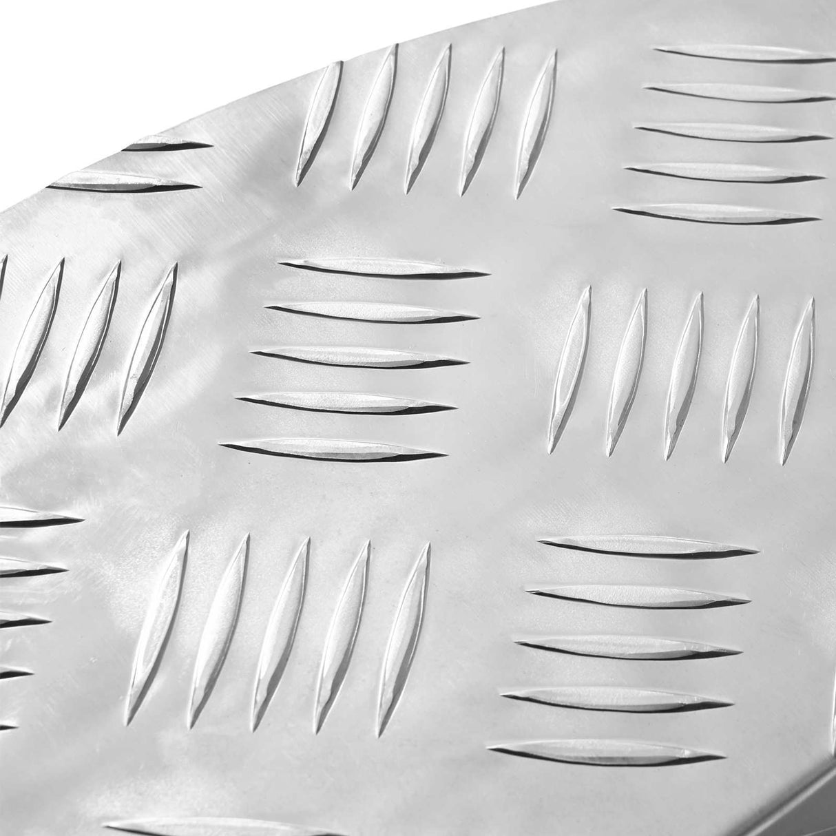 vidaXL Trap Tread 5 pcs Zilver 60 x 18 x 2,5 cm Aluminium