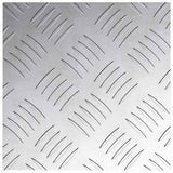 vidaXL Trap Tread Vierkant 2 pcs Zilver 20 x 20 cm Aluminium